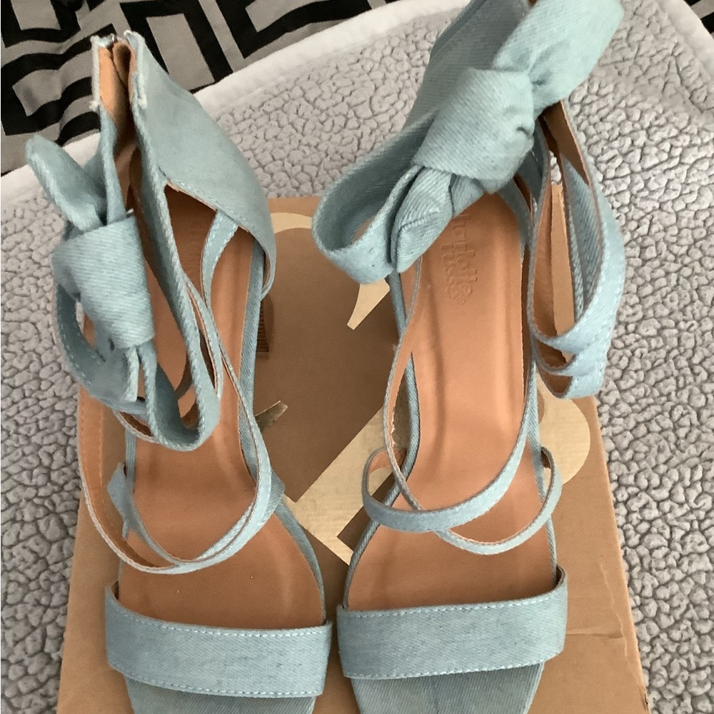 Charlotte Russe Light Blue Heels